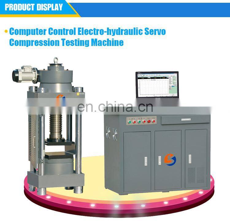 YAW-3000D Computer Control Electro-hydraulic Servo Concrete Compression Testing Machine for Cement Tests