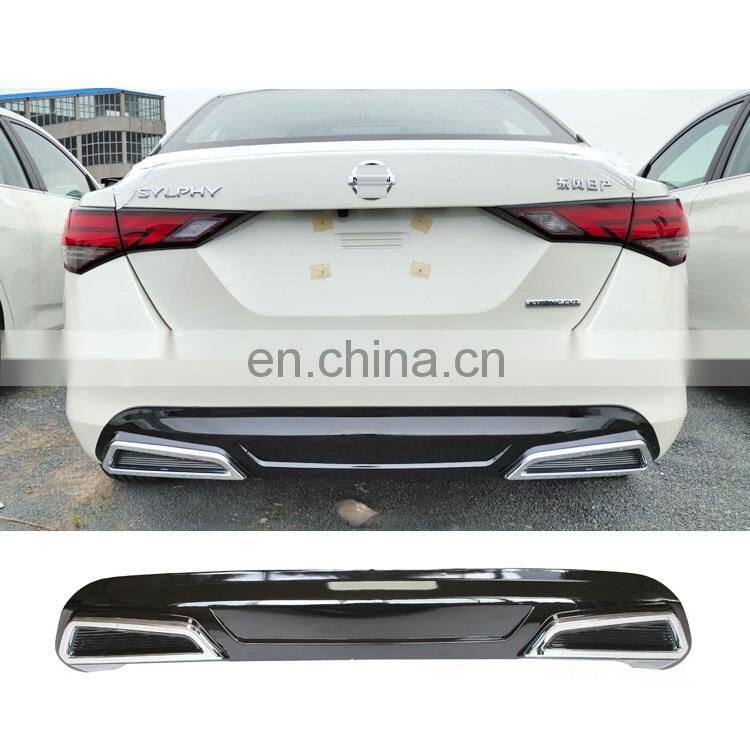 Body Kit Car Rear Bumper Spoiler Lip Auto Car Rear Bumper Diffuser For SYLPHY 2020-2021