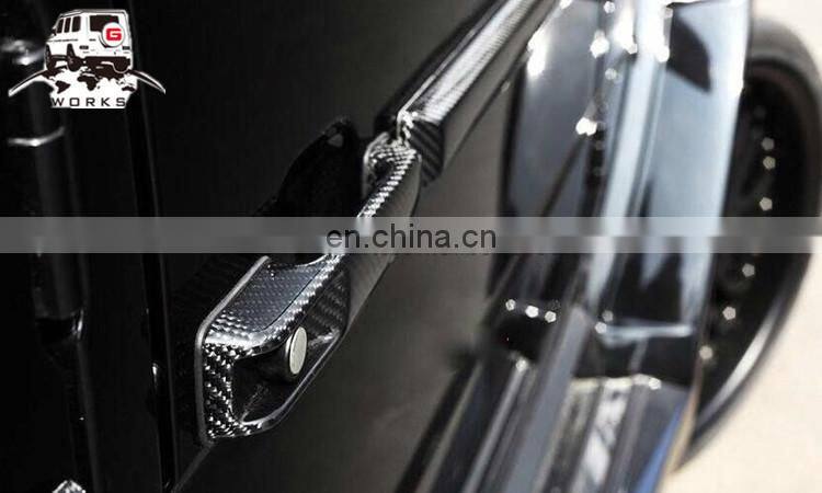 W463 door handle cover fit for G-class W463 all year DRY carbon fiber material G63 door handle cover