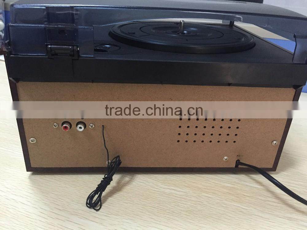 Automatic Gramophone USB Tape Player with Nostalgia 7 In 1 Music System