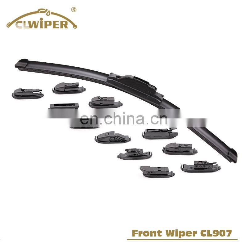 Windshield wiper blade rubber refill Auto spare metal car windscreen universal winter snow wiper blade
