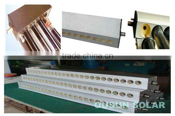 Evacuated vacuum tube solar heat pipe collector