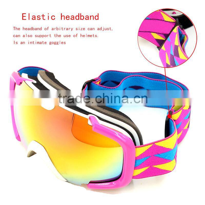 New arrival mens winter PC ski goggles windproof snow sport eyewear