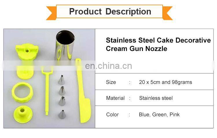 Cake Tool Sugar Cookie Decorating Press Syringe Supplies Kit, Dessert Decorator Nozzles Cake Icing Piping Tips cake Tools