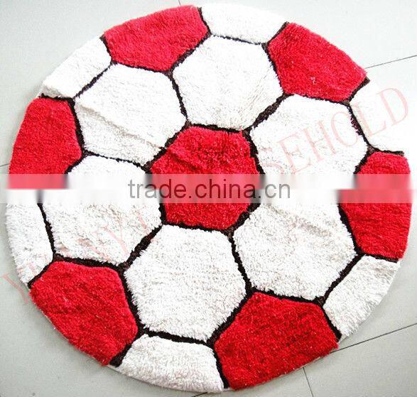 football printing bath mats wholesale fancy design bath mat