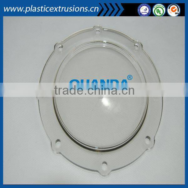 Russia Clear/transparent round /square PC plastic cover