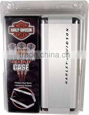 Aluminium dart box/small aluminum game box/dart whole set box