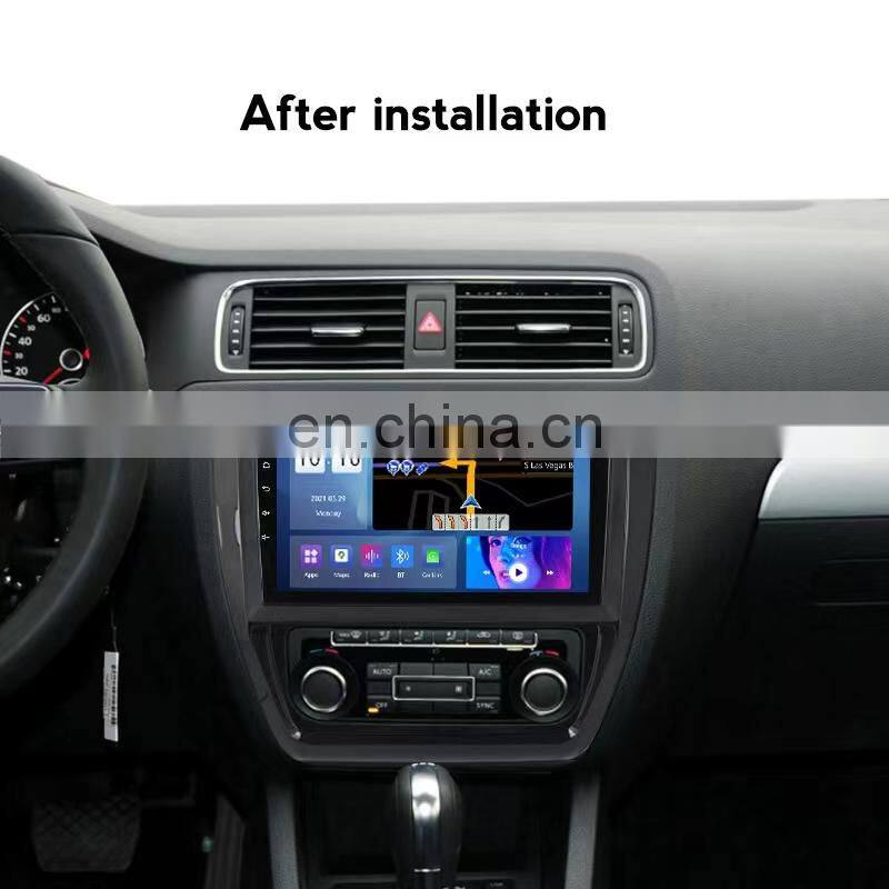 For 2012-2018 Sagitar Car Radio Installation Large Screen mMdification Frame With Power Cable