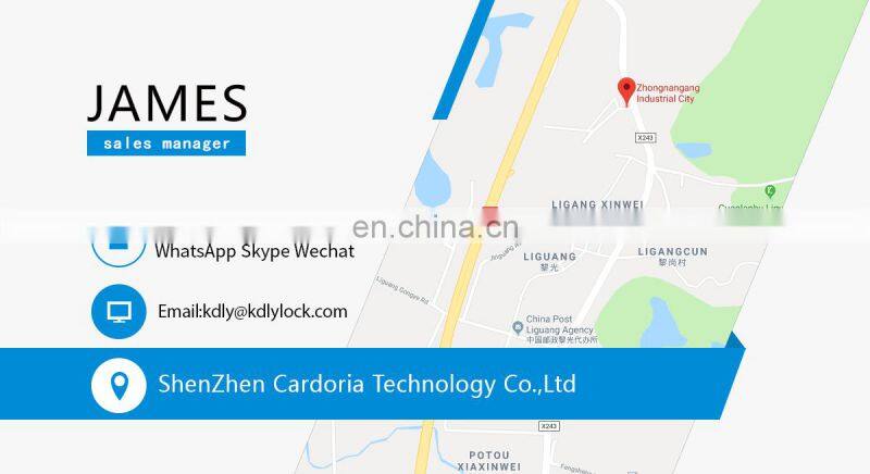 Discount RFID Key Card Smart Hotel Room Rf Cards Door Lock With Management System Software