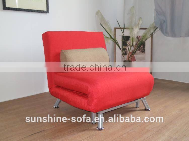 Modern Bedroom / Living Room Fabric Folding Sofa Furniture
