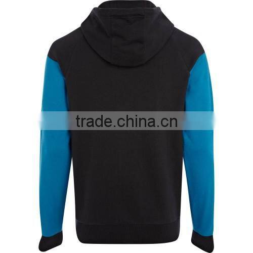 Raglan Sleeve cotton fleece hoodie