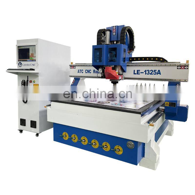 Jinan hot sale cnc wood carving machine knife cutting machine ATC cnc router