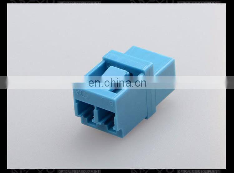 2 Port core Dual LC PC UPC APC SM Duplex Fiber Optic Adapter