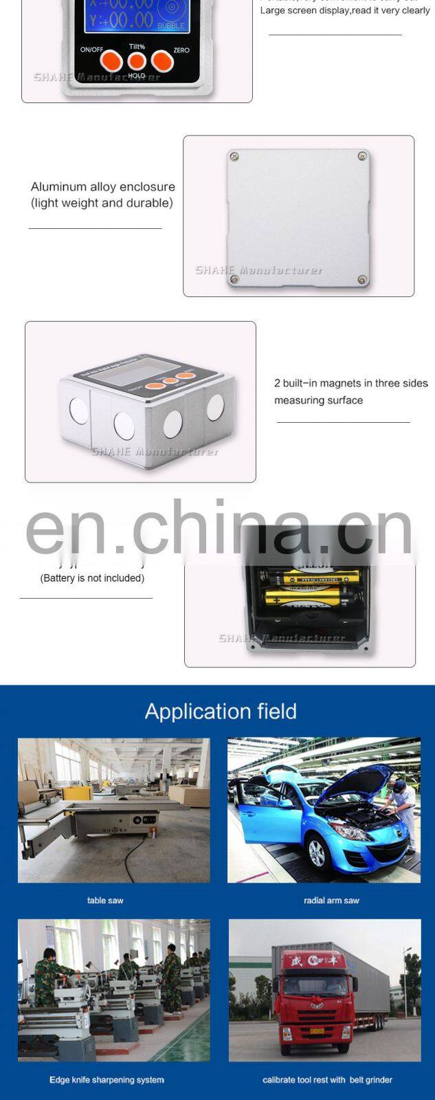 Mini Dual axis Digital Angle Gauge Electronic Protractor Digital Inclinometer with backlight Digital Level Box with Magnetic