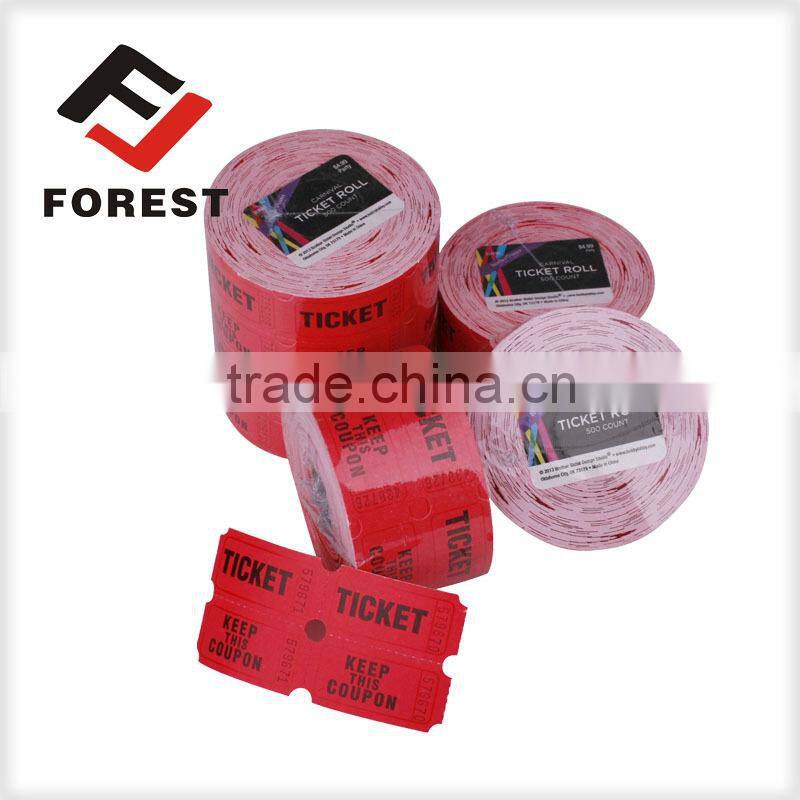 Supply raffle tickets, lottery ticket printing