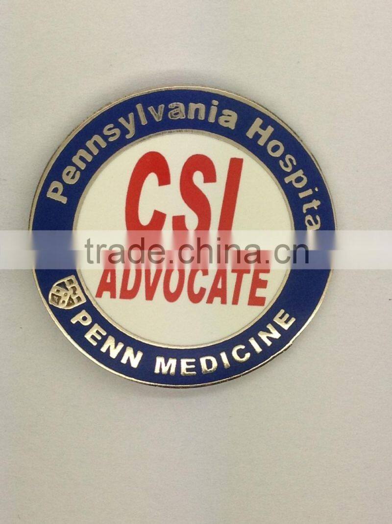 Custome metal gift epola badge / imitation lapel pins/cheap lapel pins