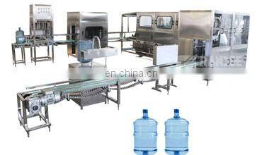 Best price automatic high pressure 5 gallon barrel bottle interior and exterior washing cleaning brushing machine