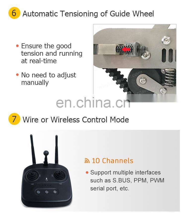 outdoor crawler robot tracked machine robot chassis