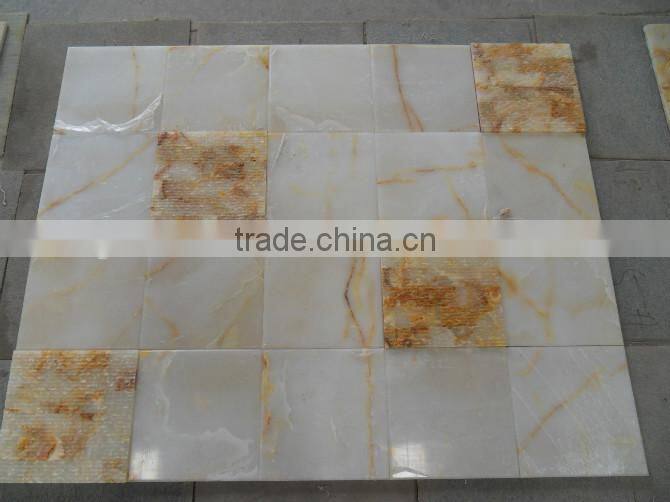 Ice Yellow Onyx Stone