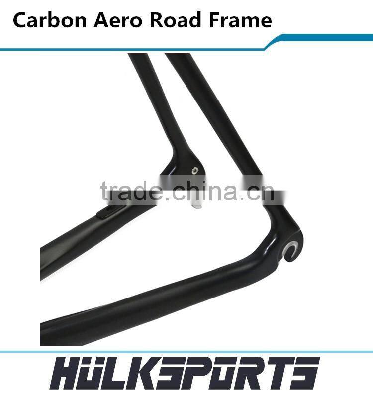 700C full carbon frame with 28C width of tyre balance road bike carbon framset 3K/UD carbon aero road frame