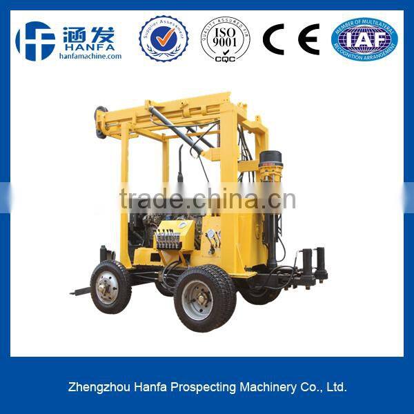 HF-3 hot sale new model & economical trailor bore hole drilling machine