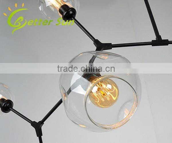 Hot Sale Lindsey Glass Ball American Style Modern Pendant Light