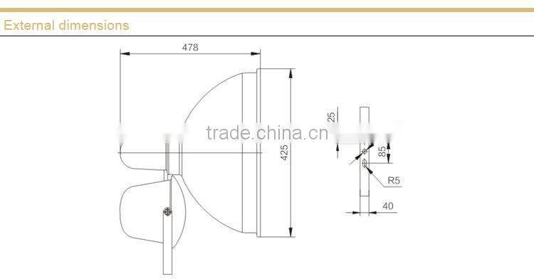 ZT6900 Waterproof Dustproof and Shockproof Spotlight