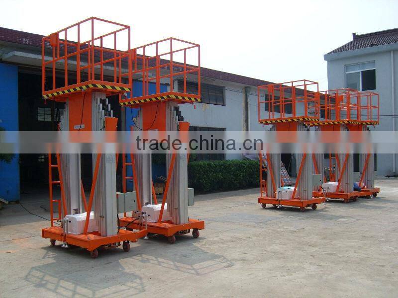 9meter single mast lift mobile portable aluminum work platform