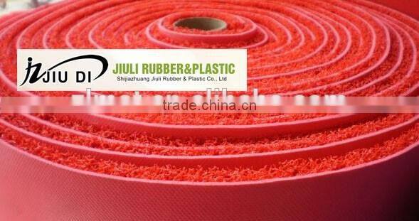 Anti-slip little foot printed pvc coil bath mat