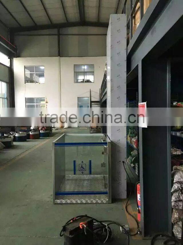 Wheelchair home elevator Lifts / handicapped wheelchair lift for disabled people