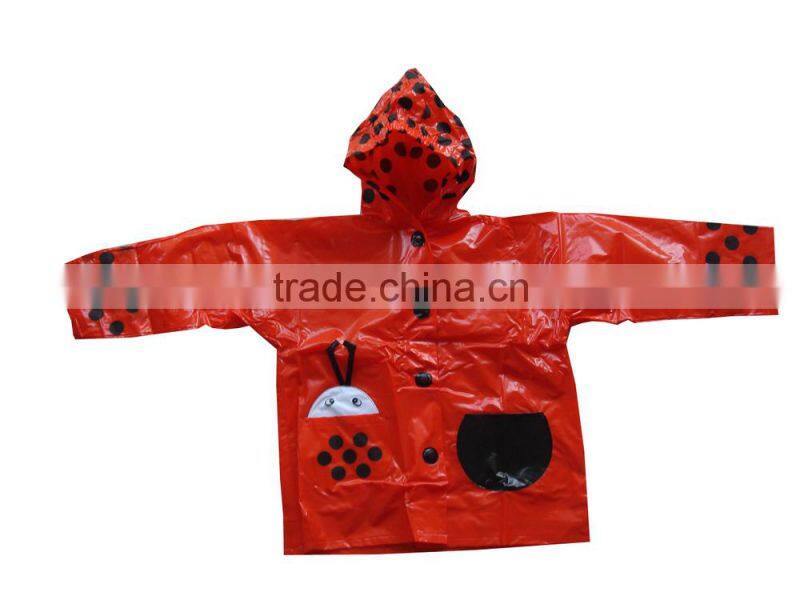 Waterproof Cute Printing Kids Rain Poncho