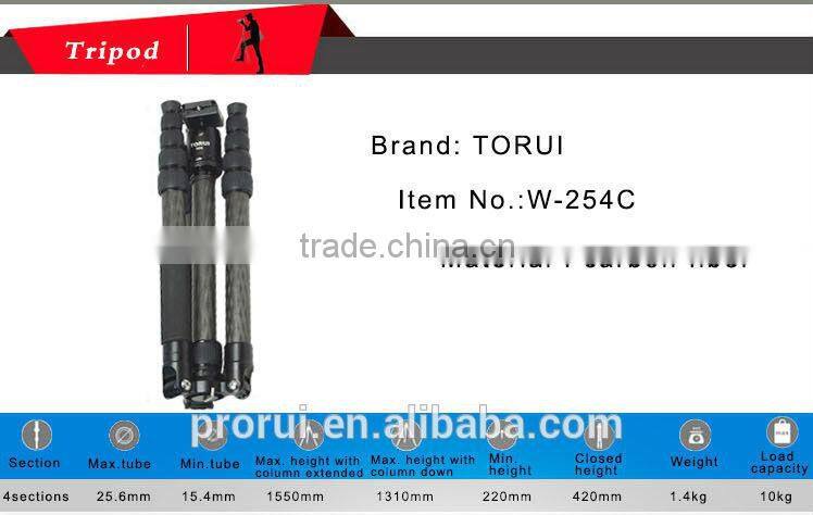 professional pure aluminum fiber digital high quality camera tripod topcon