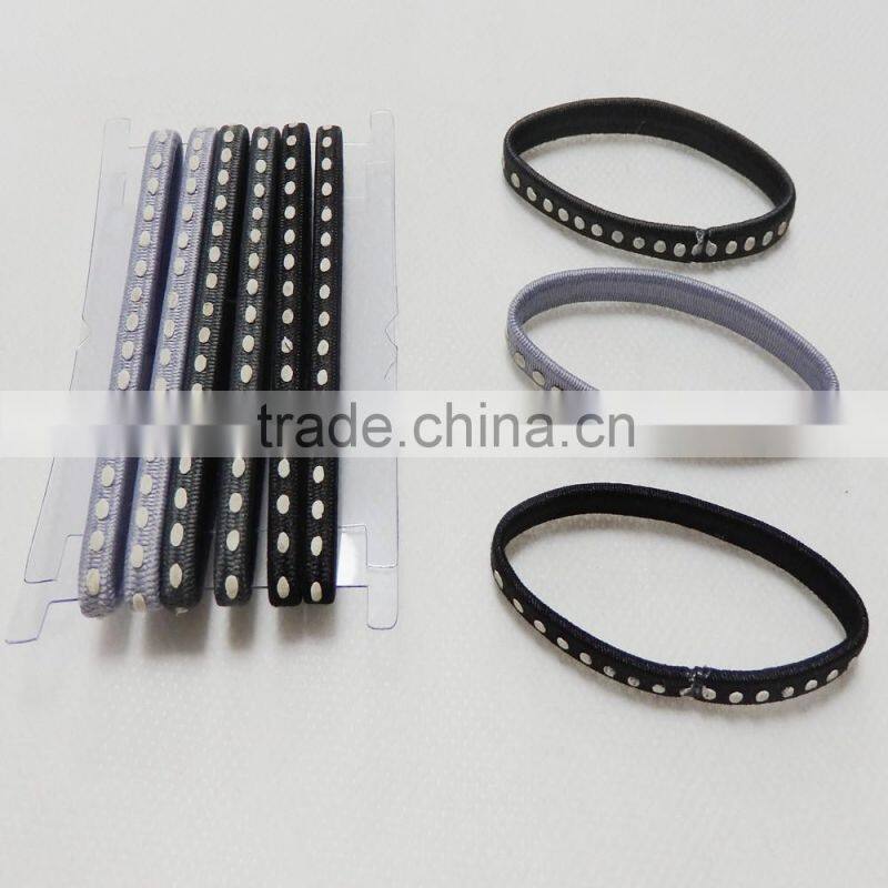 non-slip high quality soft elastic fabric hair bands
