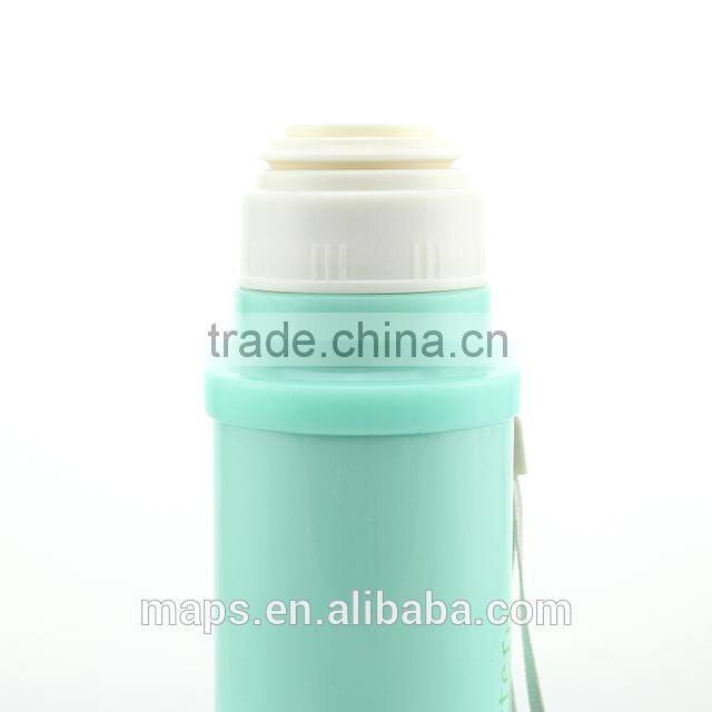 Double Wall Stainless Steel Vacuum Children Thermos Flask With Strap