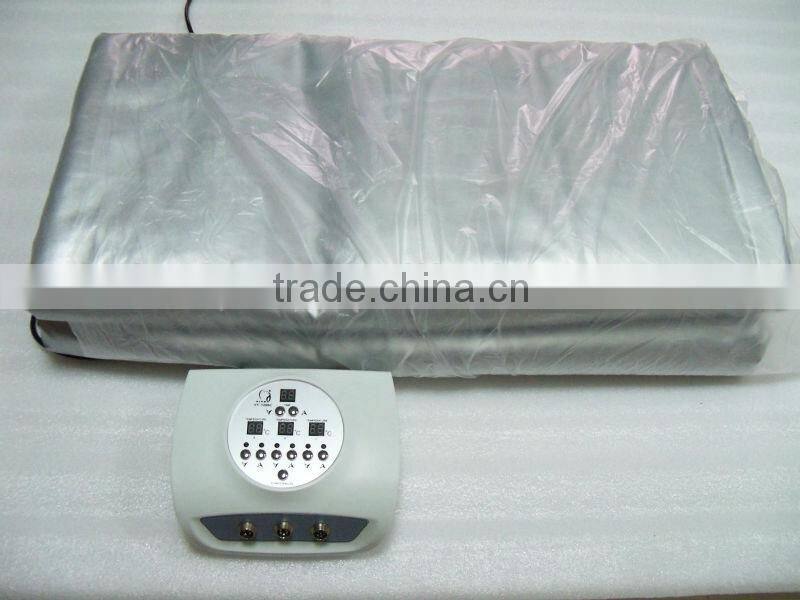 VY-1200 Carbon fiber infrared heating 3 zones slimming blanket