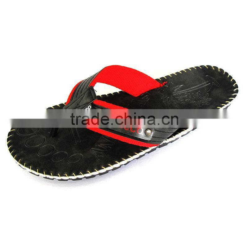 2015 fashion flip flops PU Stylish Slipper sandal