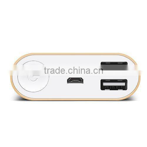 Laser logo metal housing 10400mAh power bank