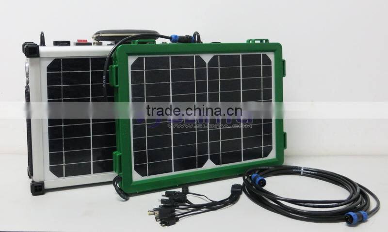 40W Solar Charger High Power Single Silicon Solar Panel Box Power Bank Set