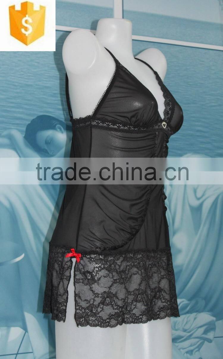 sexy mature baby doll lingerie baby doll fashion lace open transparent ,nylon/spandex underwear