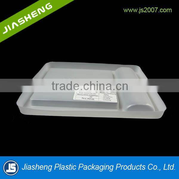 dongguan PP white plastic medical blister trays patch packaging