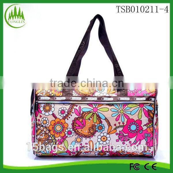 2015 new arrival wholesale outdoor quality polyester handle travel bag men