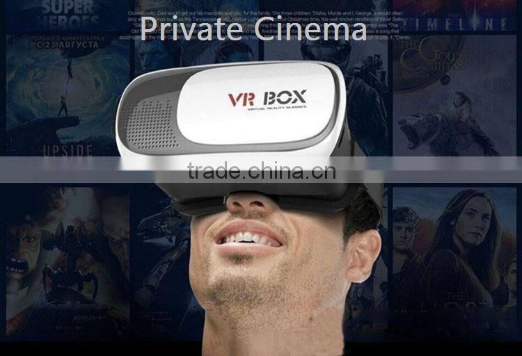 Vr Box V2 3 D Vr Glasses Mobiles 3 D Glasses Print Logo Oem With Bluetooth Gamepad Virtual Reality