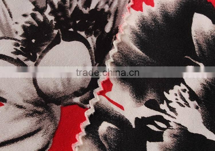 china factory manufacturer wholesale spandex cotton digital printed fabric
