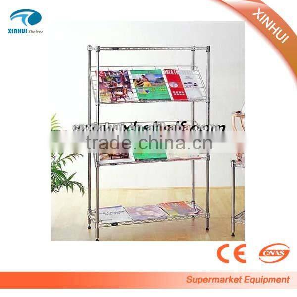High quality double side metal chrome wire shelving