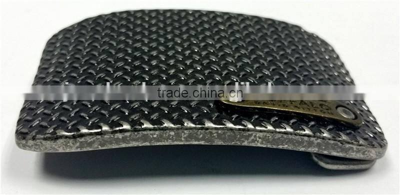 High quality pearl gun iron belt buckle , custom belt buckle