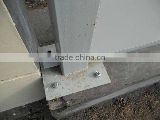 corrugated steel fence for wokshop