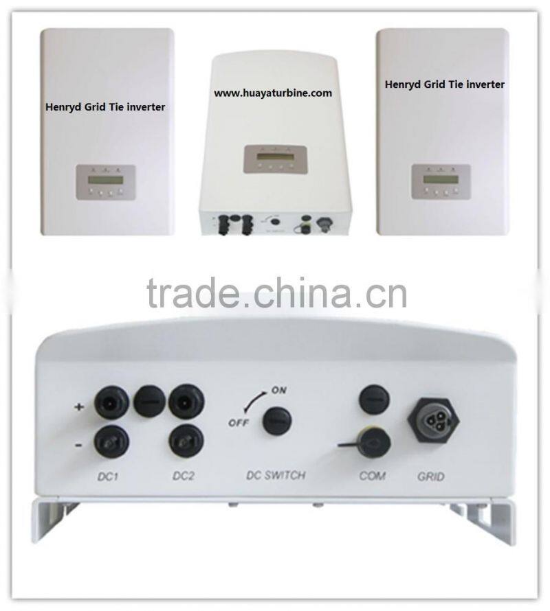 HENRYD! 6KW 10KW 15KW Wind grid tie inverter for wind power on grid system, with 3 phase output