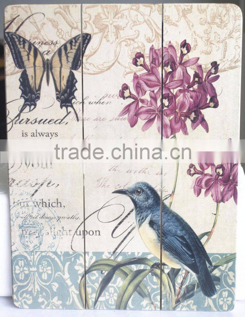 Wooden Picture frame printed with customized paintings