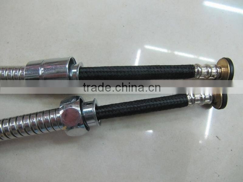 New design stainless steel flexible spring shower hose/flexible extension shower hose/High quality spring steel shower hose