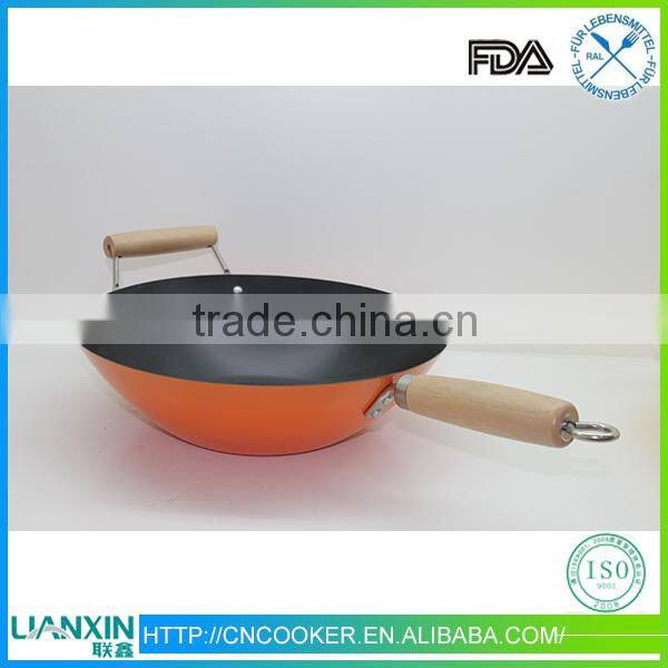 High Quality Cheap Custom , stainless steel induction wok pan
